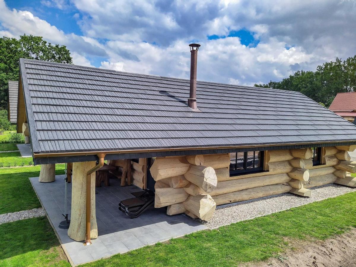 Naturstammhaus Tollensesee Groß Nemerow Exteriör bild