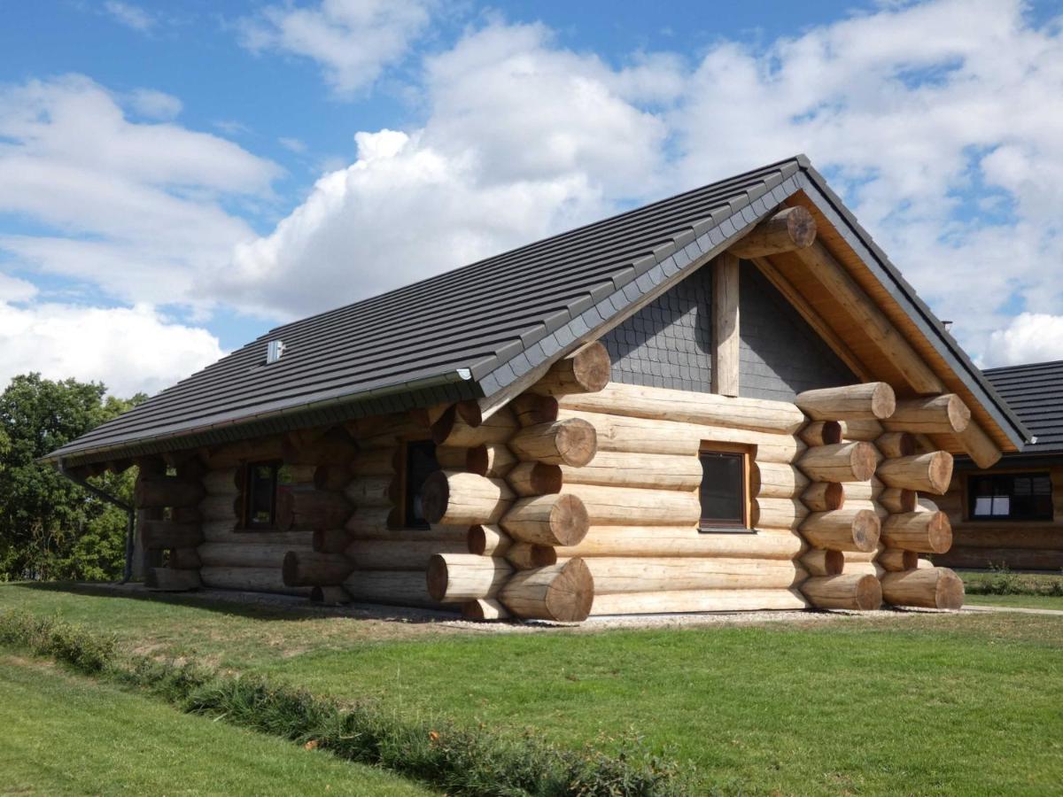 Naturstammhaus Tollensesee Groß Nemerow Exteriör bild