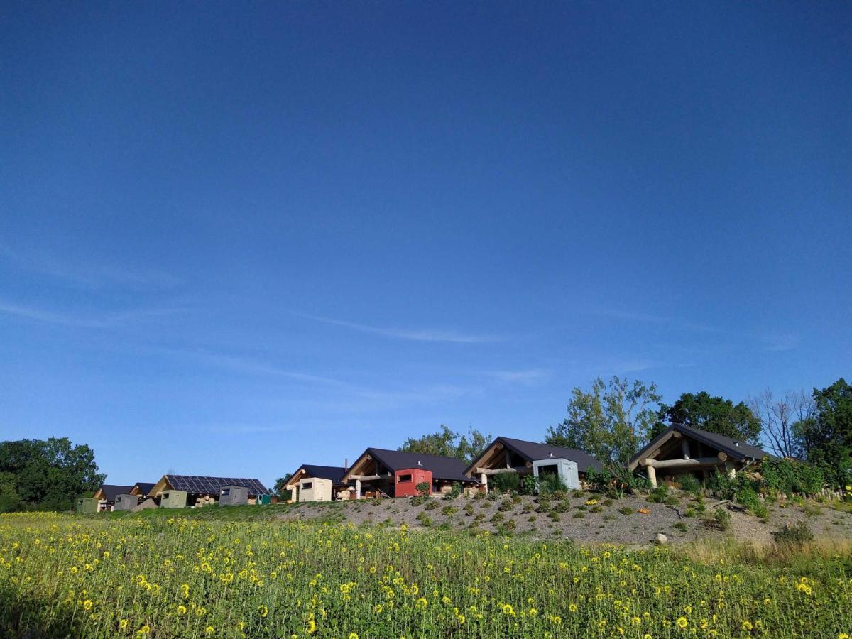Naturstammhaus Tollensesee Groß Nemerow Exteriör bild